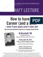 Bunshaft Lecture: How To Have A Career (And A Life)