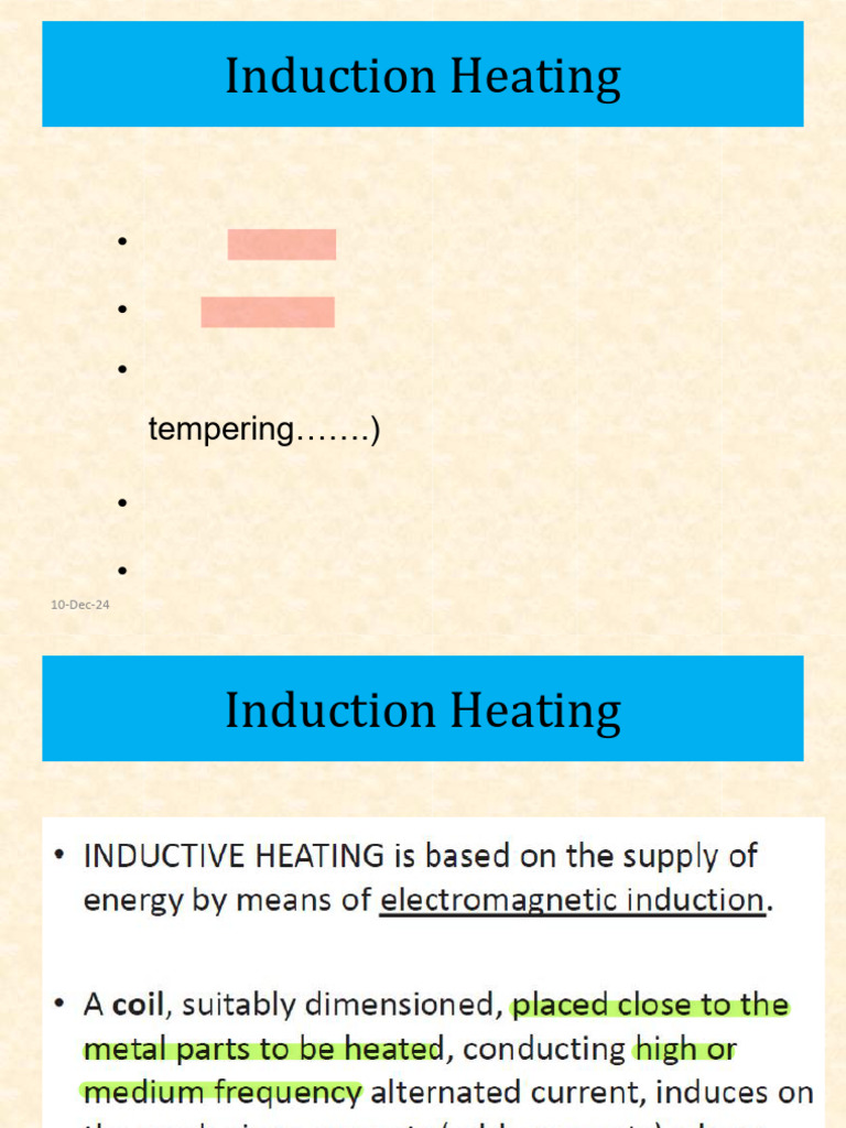 Induction Heating Applications and Benefits | PDF