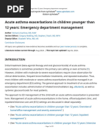 PRAM Score for Pediatric Asthma Assessment | PDF | Neck | Medicine