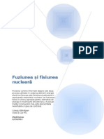Fuziunea Şi Fisiunea Nucleară
