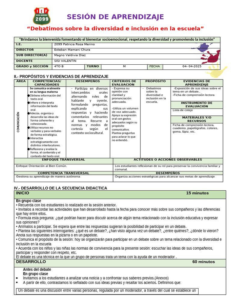 Inclusión y Diversidad en el Aula | PDF | Inclusión (Educación) | Escuelas