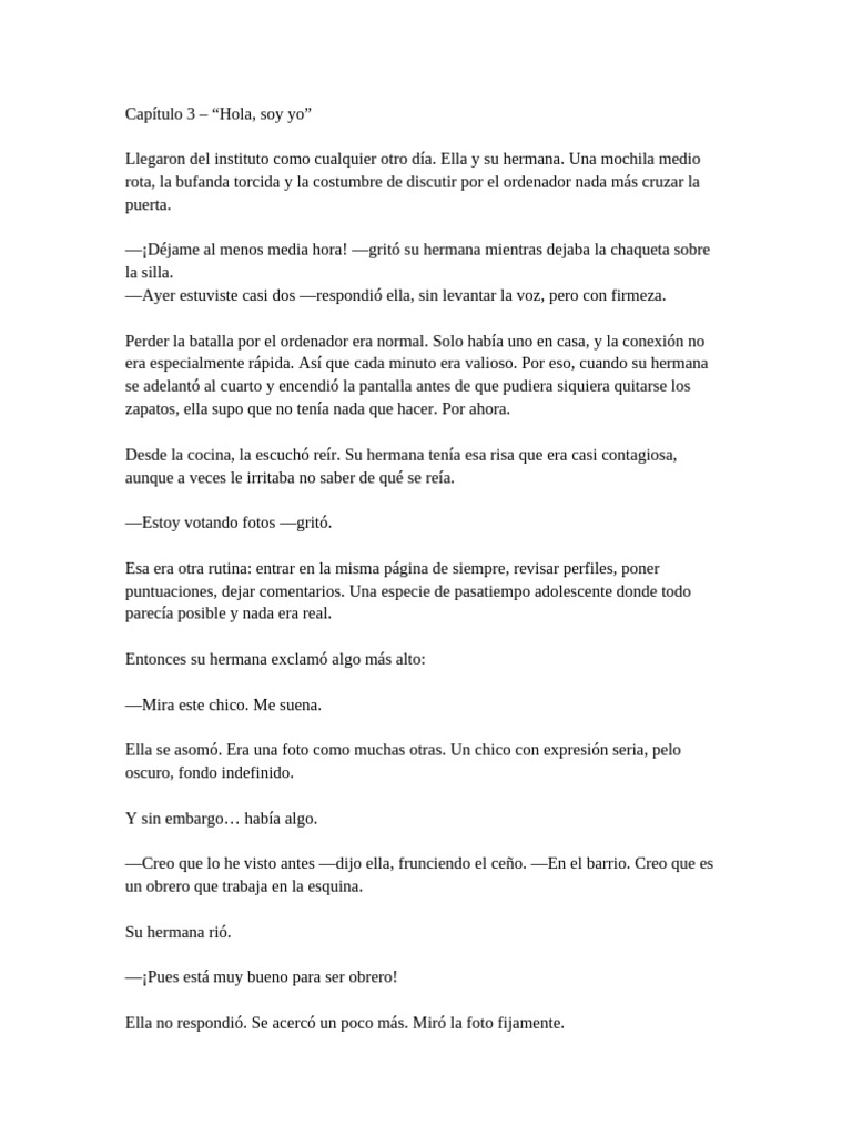 Novela Capitulo 3 Largo Perspectivas | PDF
