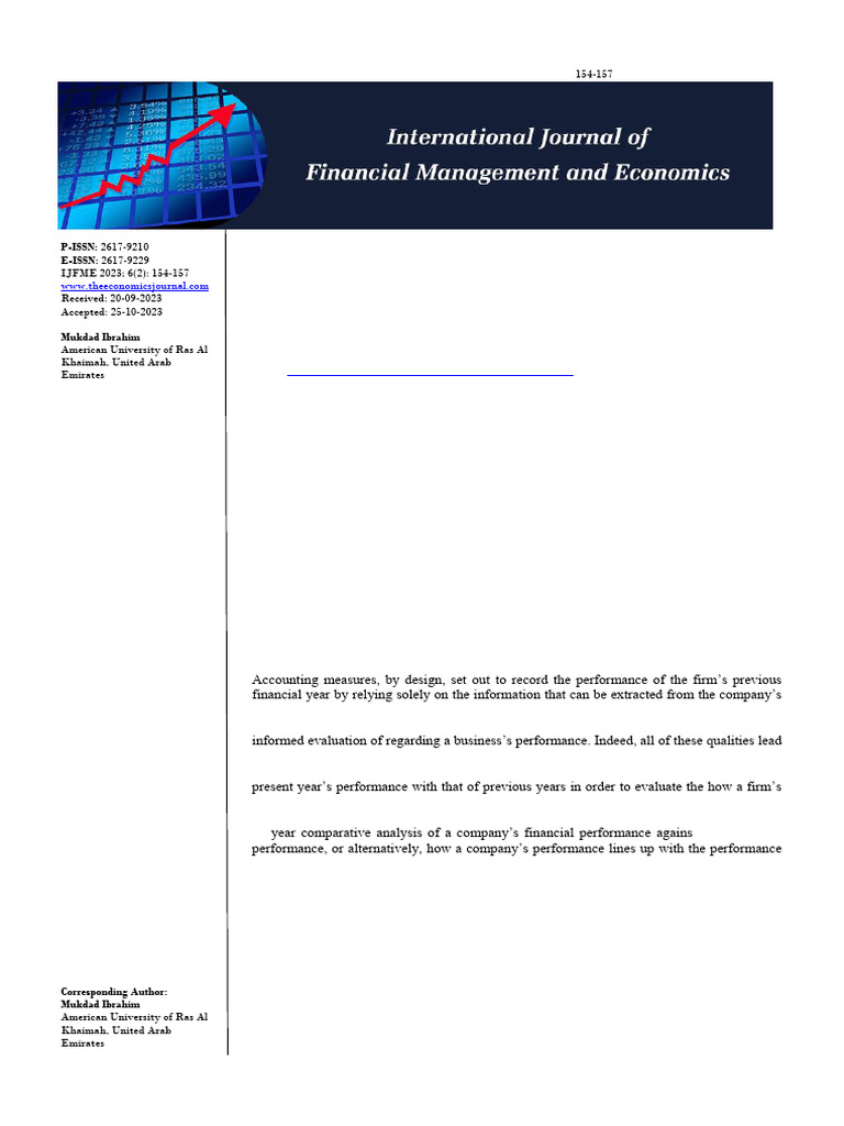 The Influence of Accounting Measures On Market Performance | PDF | Beta ...