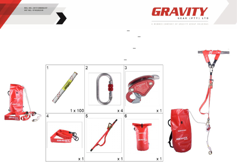 Gravity Rescue Kit for Technicians | PDF