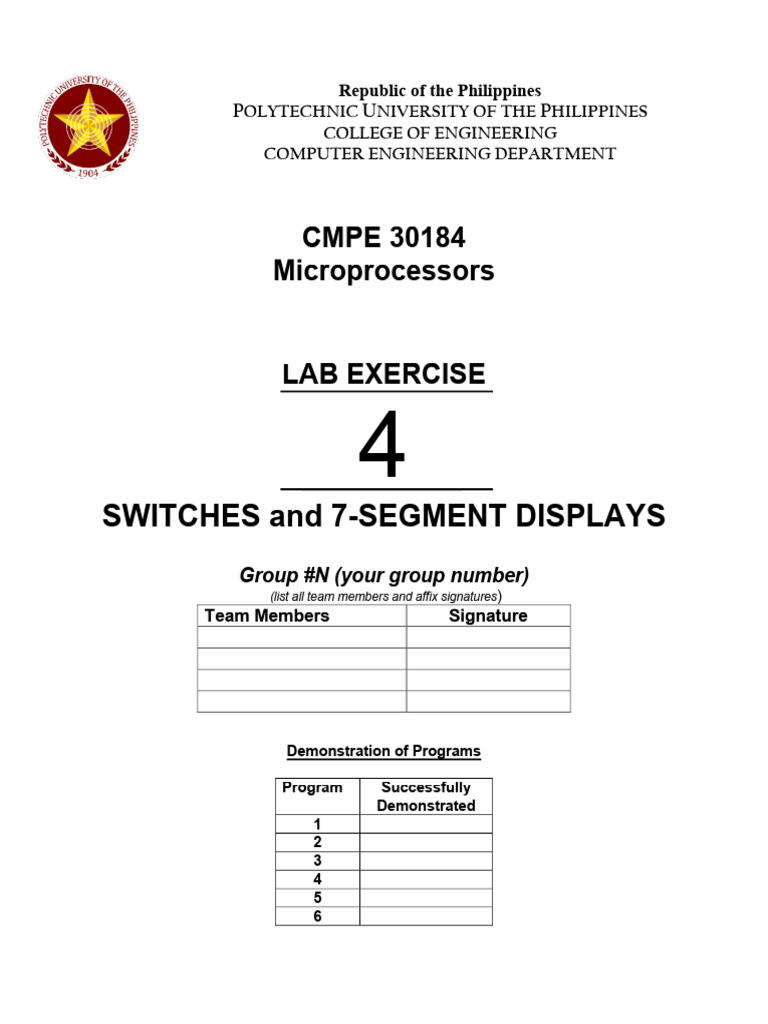 Arduino Lab: Switches & 7-Segment Displays | PDF | Arduino | Qr Code