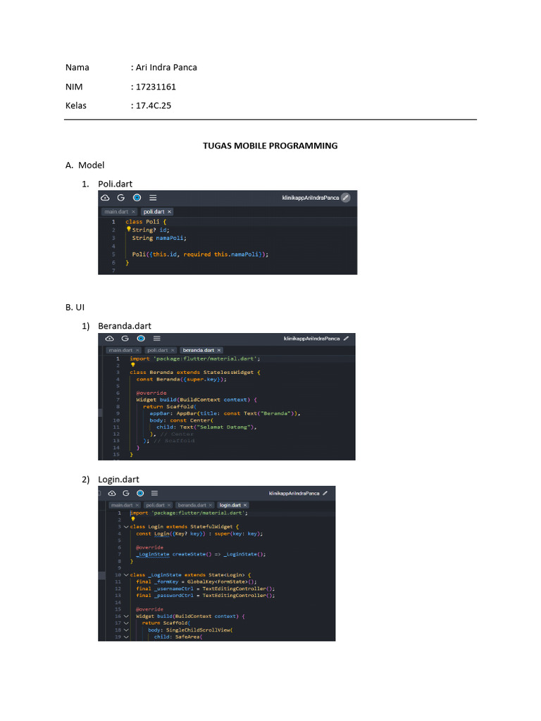 Mobile Programming Task Overview | PDF