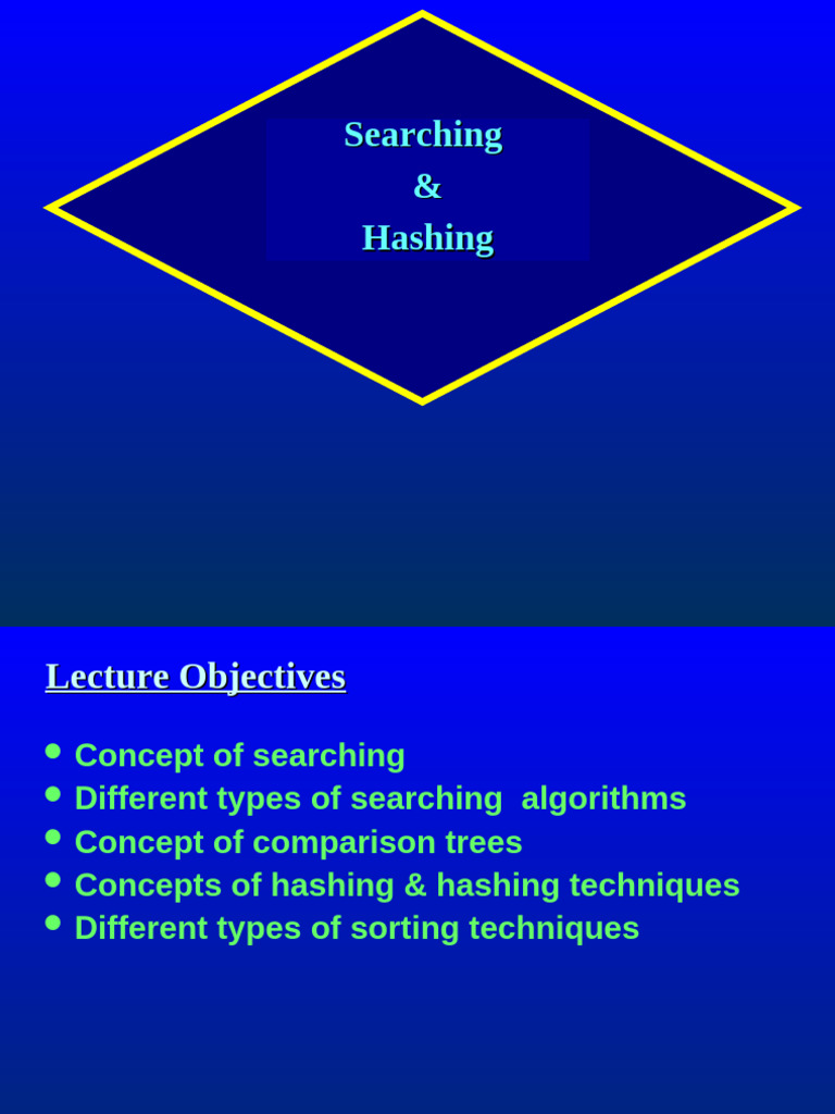 8 Search+hash - 2 | PDF | Computer Data Storage | Information Retrieval