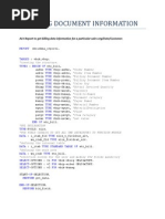 Billing Document Information