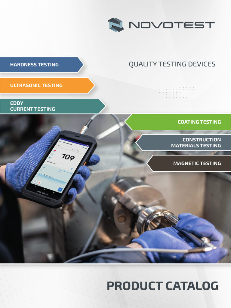 NOVOTEST Lab: Smart Hardness Testing | PDF | Mobile App | Software