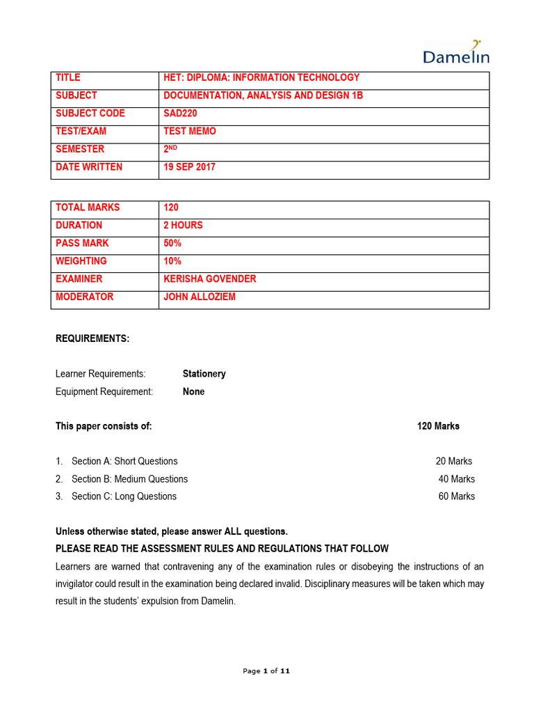 Analysis 1b Test Memo Pdf Pdf Databases Data
