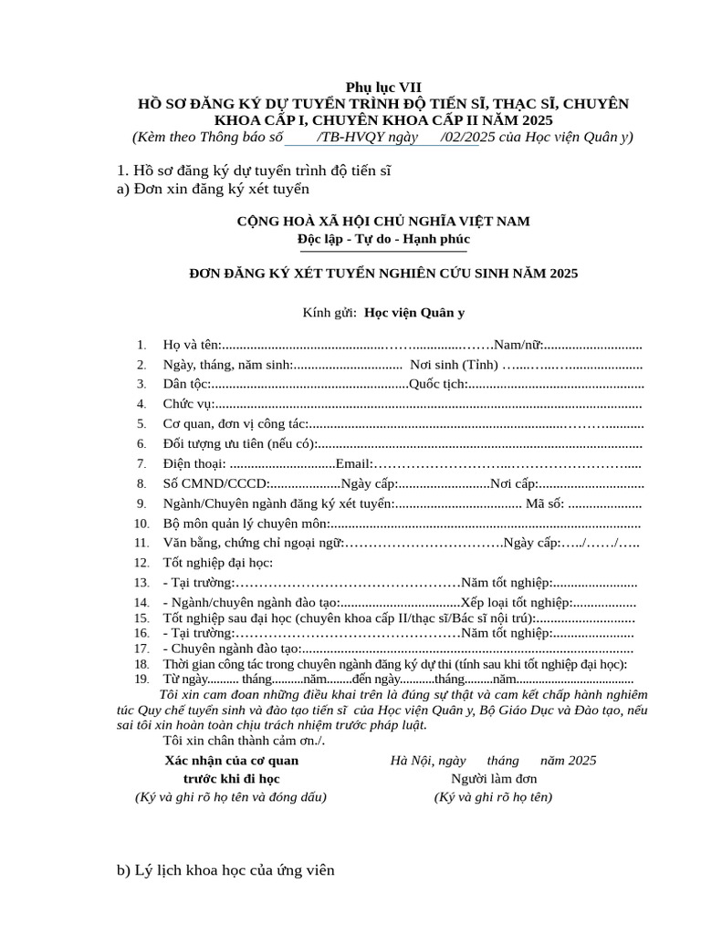Phu Luc VII | PDF