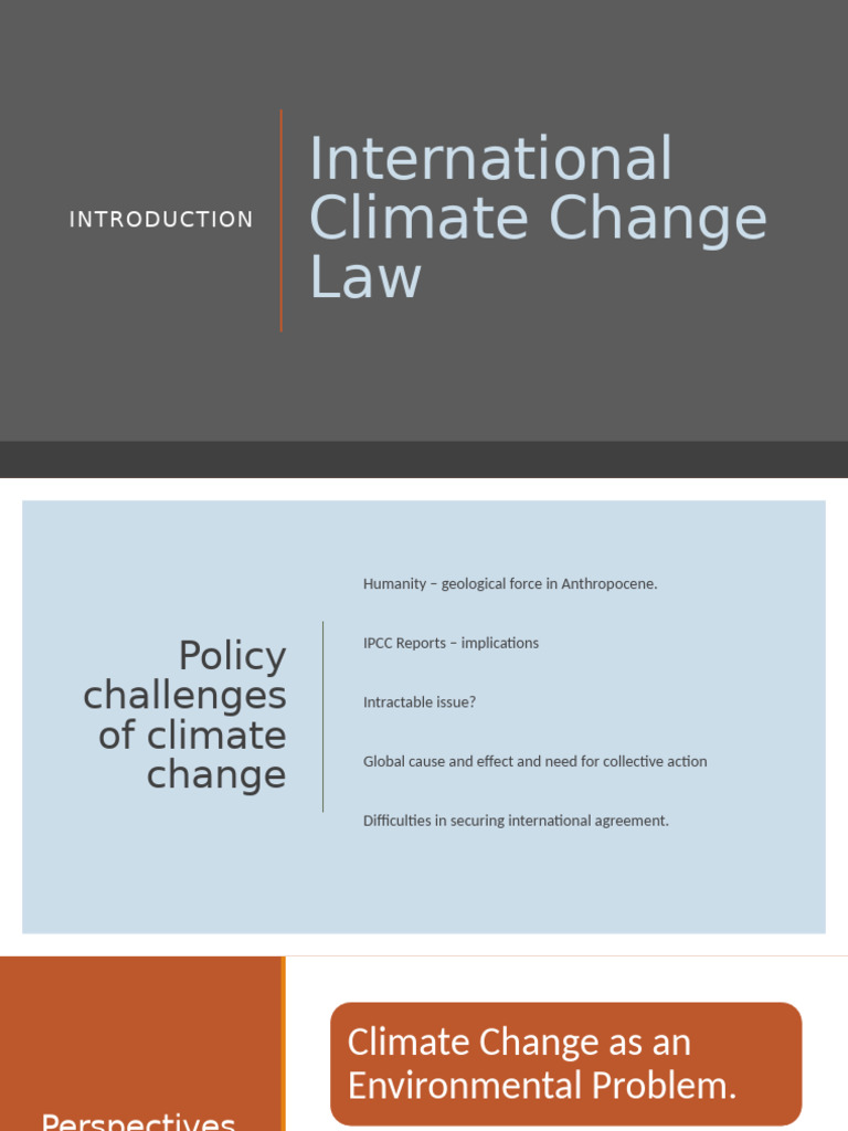 Week 13-14 (Climate Change) | PDF | Climate Change Mitigation | Climate ...