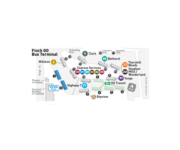 finch-go-bus-terminal-clark-bathurst-thornhill-woods-express-services