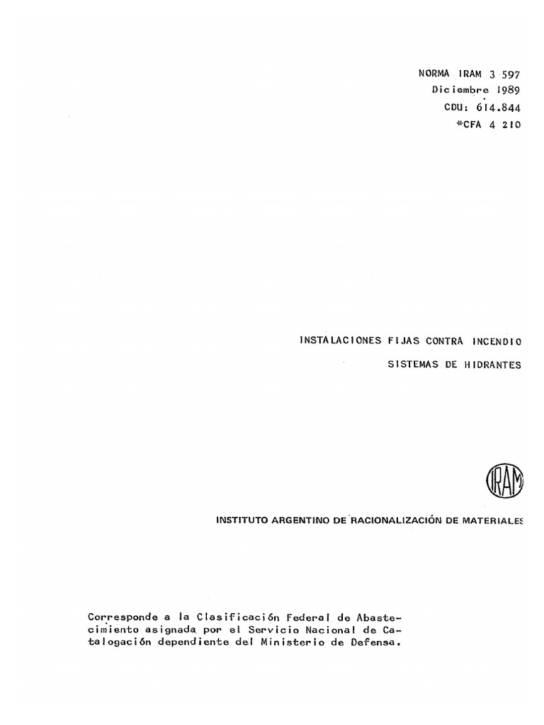 Iram 3597 Hidrantes | PDF