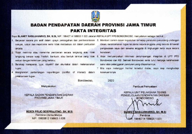 Contoh Pakta | PDF