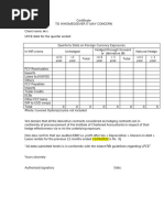 UFCE Declaration for Foreign Currency Exposure | PDF | Hedge (Finance ...