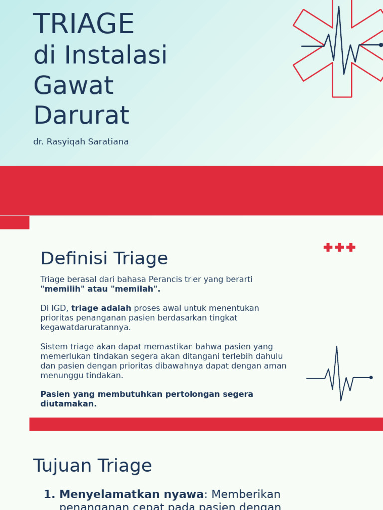 Triase Di Igd | PDF