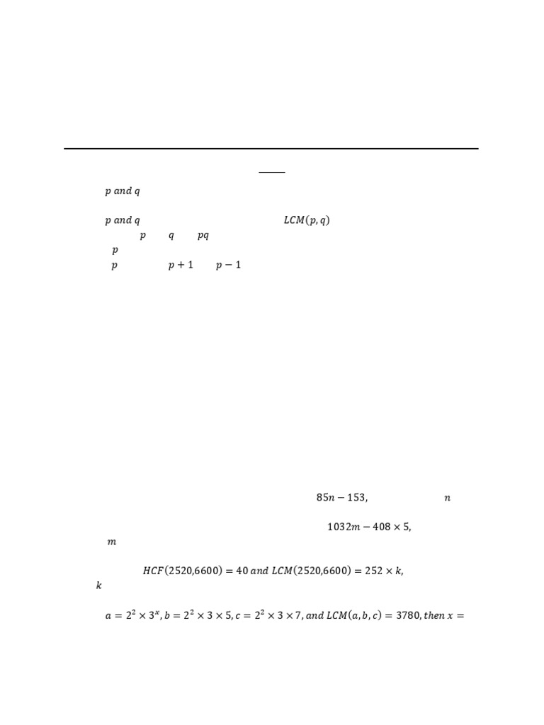 X Maths Summer Break Homework 2025-26 | PDF | Prime Number | Numbers