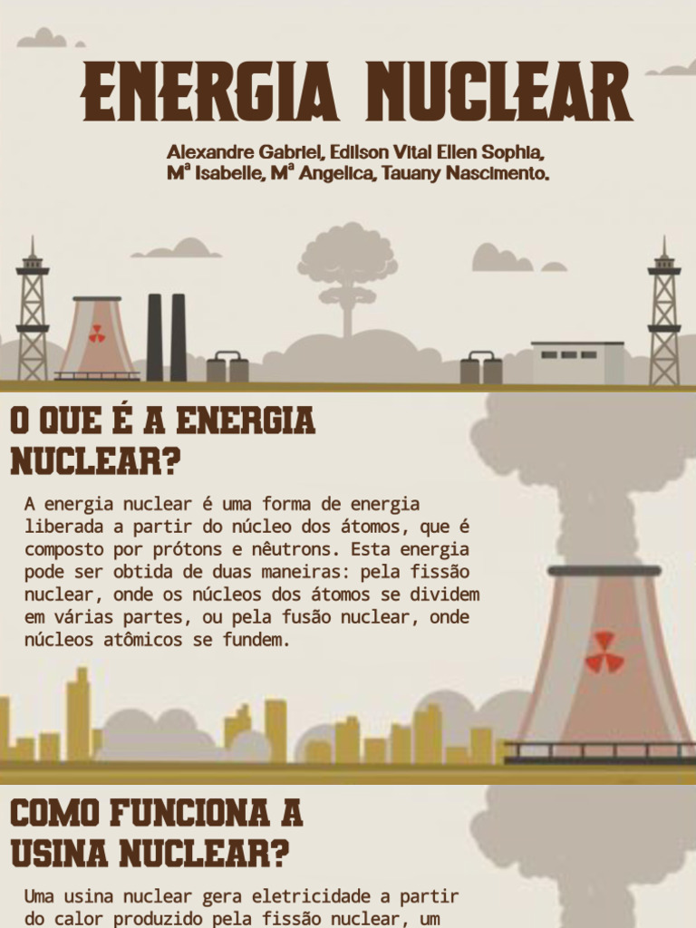 Vantagens e Desvantagens da Energia Nuclear | PDF