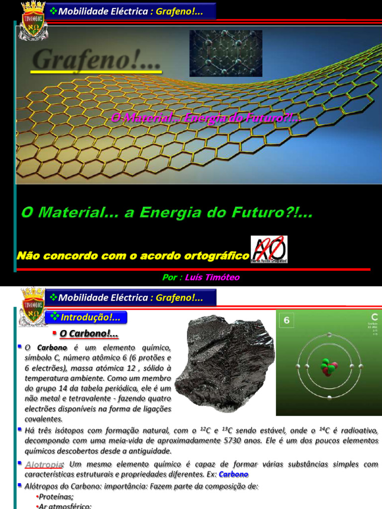 Grafeno: O Futuro das Baterias | PDF | Carbono | Grafeno