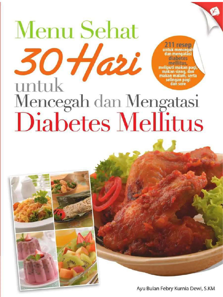 Menu Sehat 30 Hari Untuk Mencegah Dan Mengatasi Diabetes Mellitus | PDF