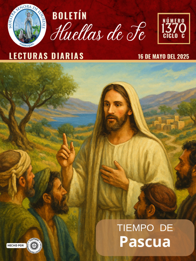 Evangelio del 16 de mayo de 2025 | PDF | Nuevo Testamento | Evangelios ...