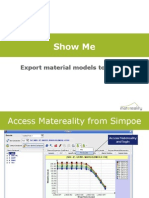 Show Me: Export Material Models To Simpoe With Matereality