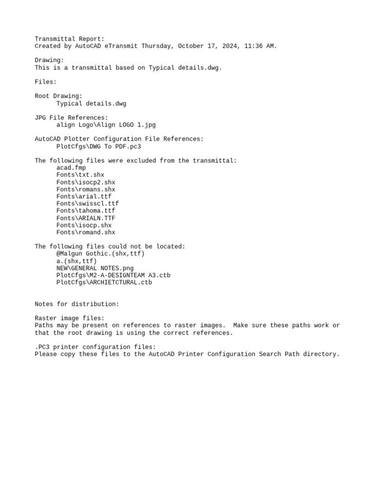 Typical details pdf