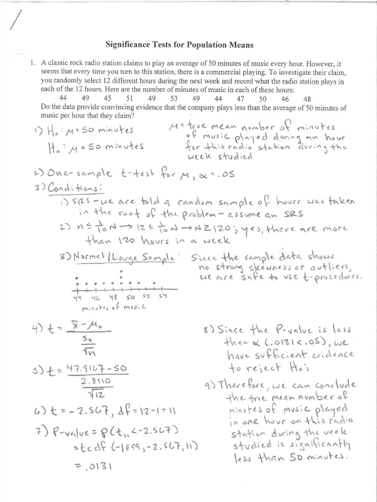 9.3 Worksheet Solutions | PDF