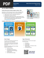 Guam REAL ID Requirements Guide | PDF | Identity Document | Birth ...