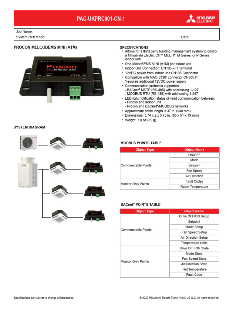 MelcoBEMS Mini A1M Specifications | PDF | Power Supply | Information ...