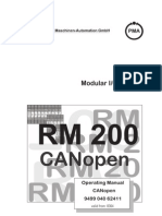 Isotron Systems - RM200 Canopen Manual