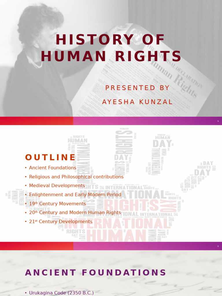 Evolution of Human Rights History | PDF | Ten Commandments | Dignity