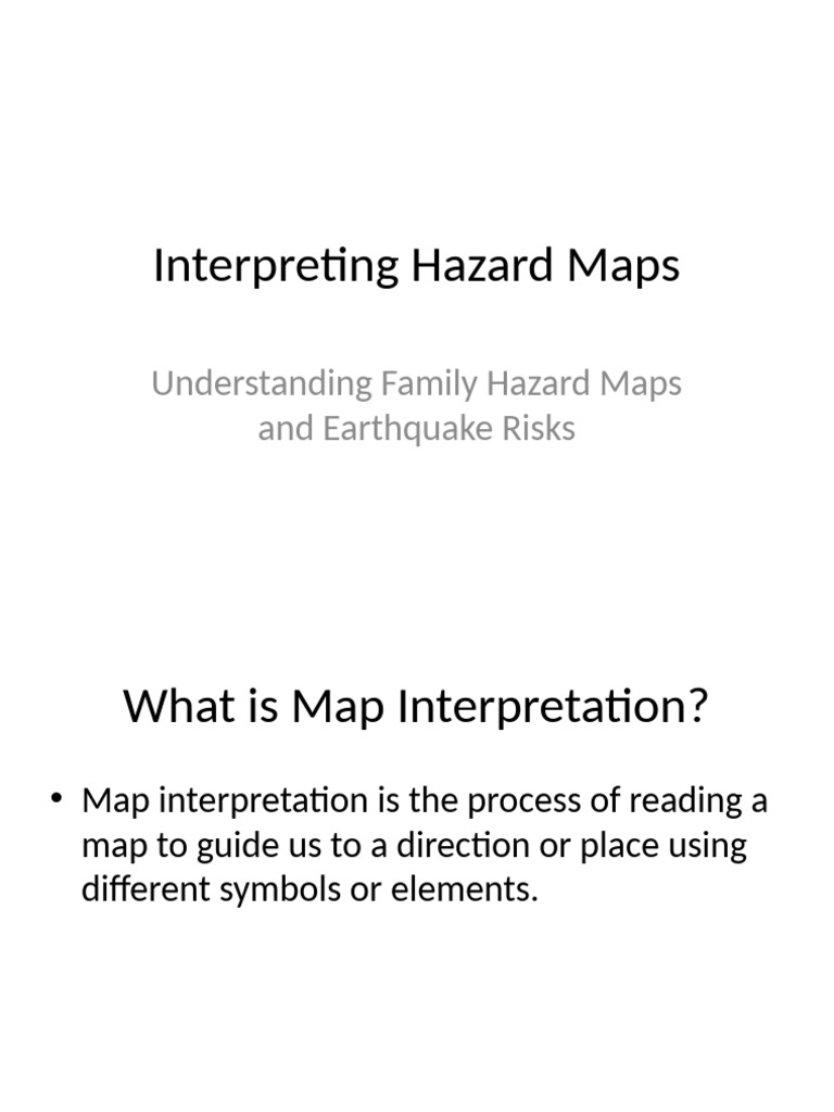Understanding Earthquake Hazard Maps | PDF