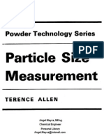 Terence Allen Particle Size Measurement
