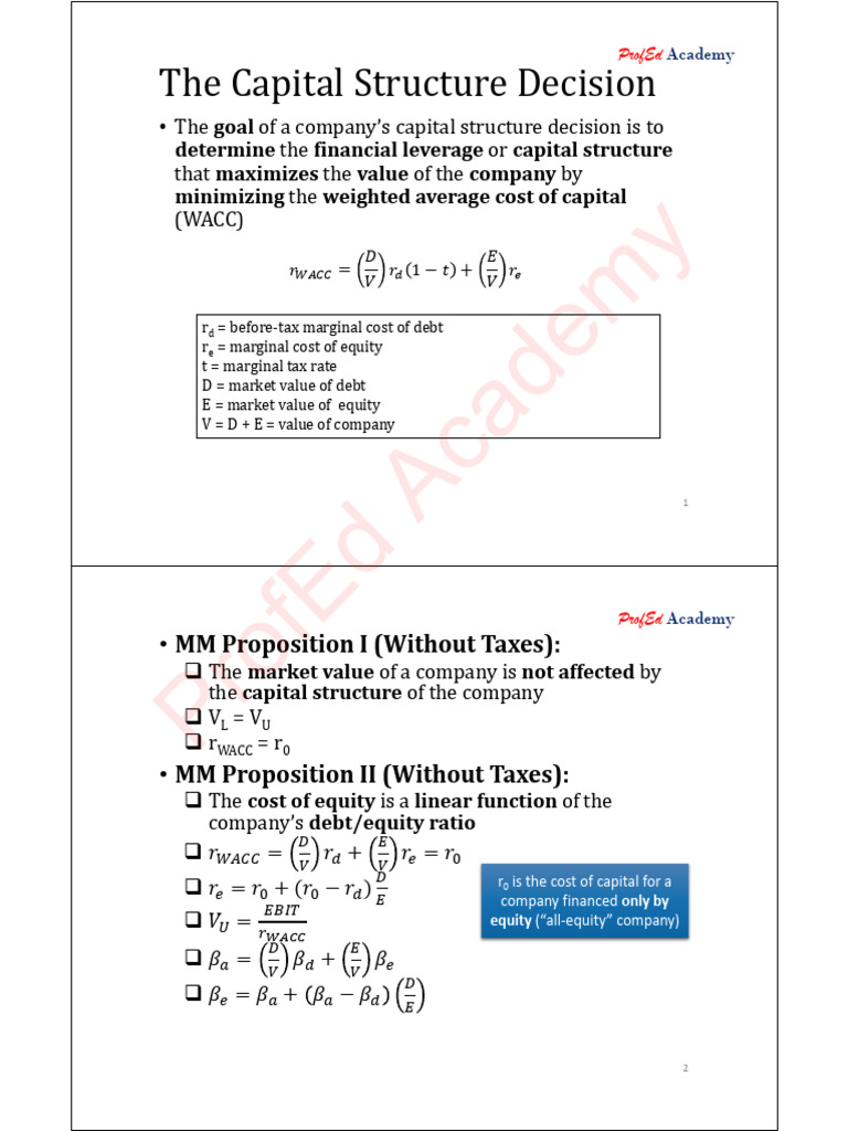 Leverkin Capital Structure Analysis | PDF | Capital Structure | Cost Of ...