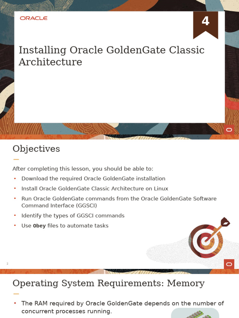 GoldenGate Fundamental 1.1 - Les04 | PDF | Operating System | Computer File