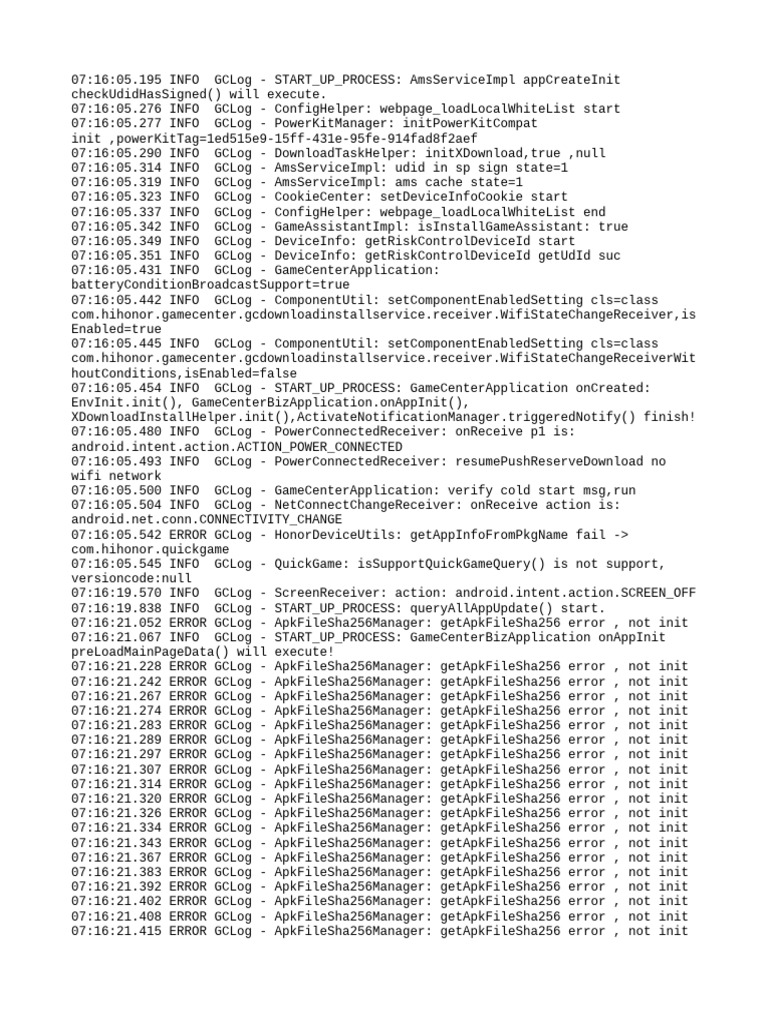 Startup Boot Process Log Analysis | PDF | Computing | Software