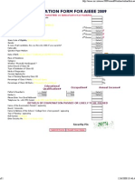 Aieee 2009 - Sample Online Form