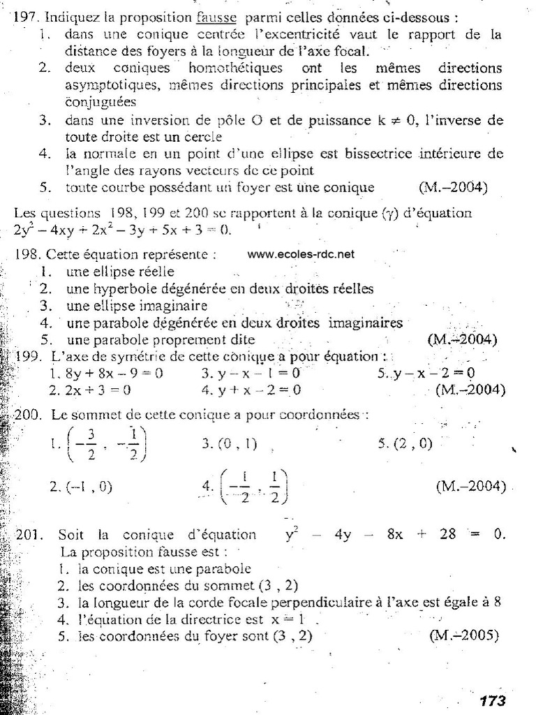 Math Exercices p173 | PDF