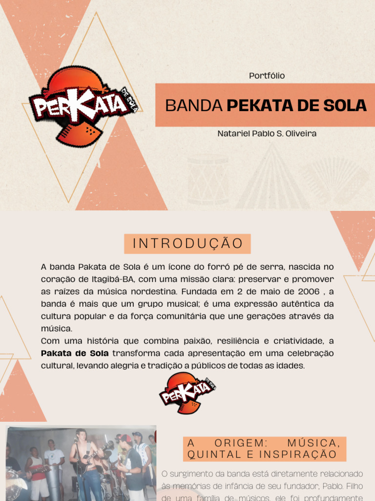 Portifólio Banda Perkata de Sola | PDF
