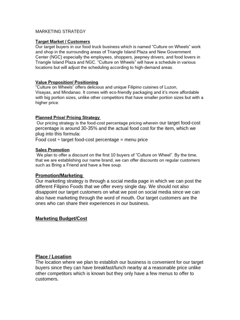 Marketing Strategy | PDF