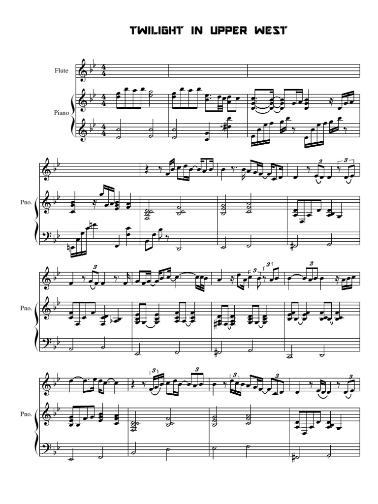 TWILIGHT IN UPPER WEST 團譜 | PDF