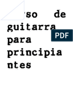 Curso Guitarra Principiantes