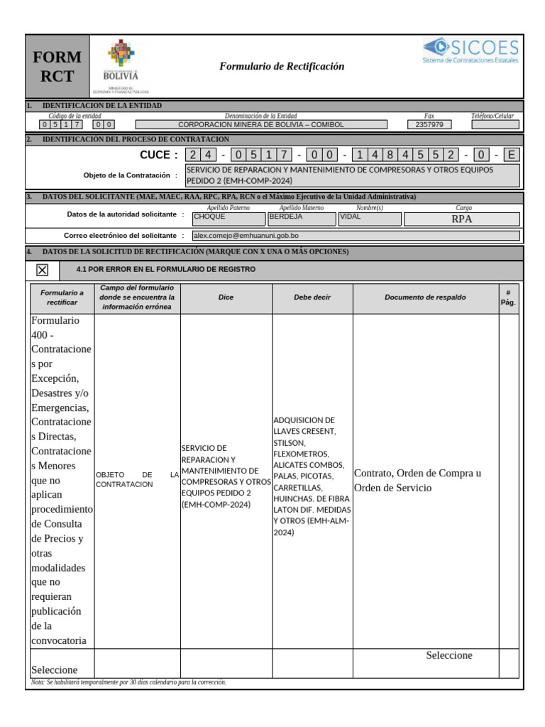 Form RCT | PDF