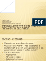 Lecture 4 Individual Statutory Rights Affecting The Course of Employment Lecture Version