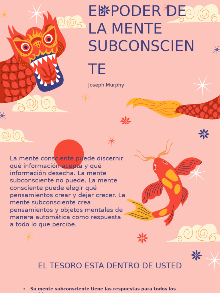 El Poder de La Mente Subconsciente (Reunion) | PDF | Mente | Pensamiento