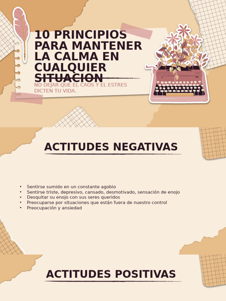 10 Claves para Mantener la Calma | PDF | Las emociones | Sufrimiento