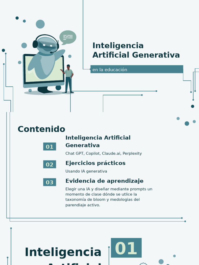 Inteligencia Artificial Generativa en La Educación | PDF | Inteligencia ...