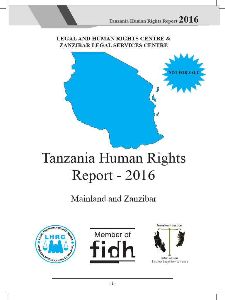 Tanzania Human Rights Report 2016 | PDF | Human Rights | Tanzania